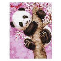 mamido Maľovanie podľa čísel Panda 40x50 cm