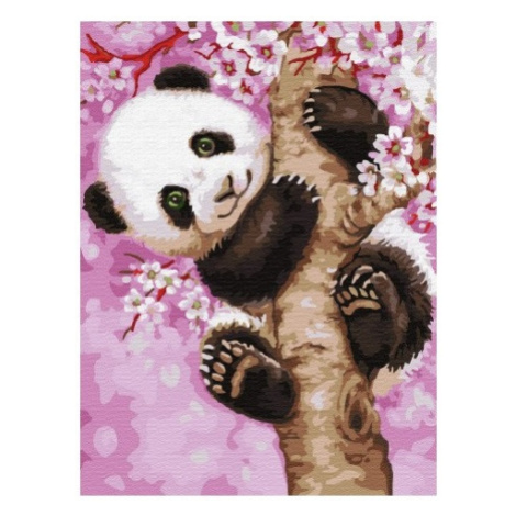 mamido Maľovanie podľa čísel Panda 40x50 cm