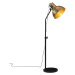 vidaXL Podlahová lampa 25 W starožitná mosadzná 30x30x90-150 cm E27