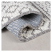 Sivý umývateľný koberec zo ženilky 80x160 cm Jhansi – Flair Rugs