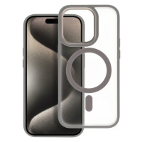 Matte Mag Cover case compatible s MagSafe pre IPHONE 15 PRE MAX titanium