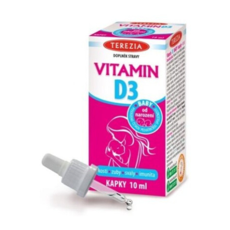 TEREZIA Vitamín D3 baby kvapky 10 ml