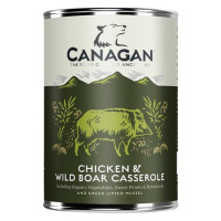 CANAGAN Chicken & wild boar casserole konzerva pre psov 400 g