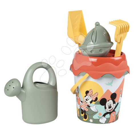 Vedro set ekologické Mickey Garnished Bucket Green Smoby s krhlou 17 cm výška 100% recyklovateľn