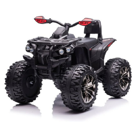 mamido Detská elektrická štvorkolka ATV Power 4x4 čierna