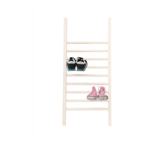 Krémovobiely rebrík na topánky Little Nice Things S White, výška 90 cm Really Nice Things