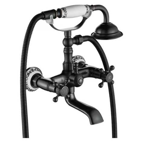 Vaňová batéria Rea Rustico brúsená čierna