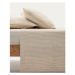 Béžový bavlnený pléd na dvojlôžko 180x250 cm Bedar – Kave Home