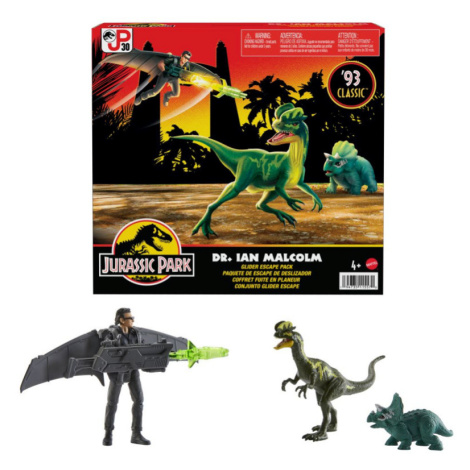 Mattel Ian Malcolm s dinosaurami a doplnkami