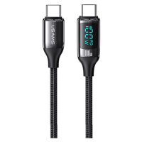 Nabíjací a dátový kábel USB Type-C, USB Type-C, 120 cm, 5000 mA, 100 W, LED displej, rýchle nabí