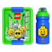 LEGO® ICONIC Boy desiatový set (fľašu a box) - modrá / zelená