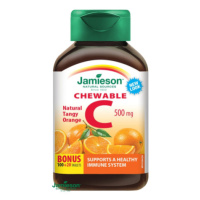 Jamieson Vitamín C 500 mg tablety na cmúľanie s príchuťou pomaranča 100 + 20 tbl ZDARMA