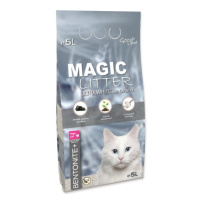 Podstielka Magic Litter Bentonite Ultra White with Carbon 5L