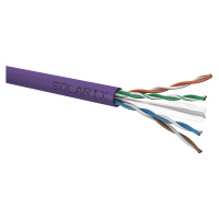 Instalační kabel Solarix CAT6 UTP LSOH D<sub>ca</sub>-s2,d2,a1 450 MHz 100m/box SXKD-6-UTP