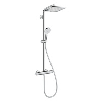 Hansgrohe Crometta E, showerpipe 240 1jet EcoSmart 9 l/min s termostatom, chróm, HAN-27281000