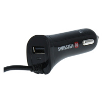SWISSTEN CL AUTONABIJACKA MICRO USB A USB 2,4A POWER