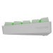 Genesis herná klávesnica THOR 660/RGB/Gateron Brown/Bezdrôtová USB + Bluetooth/US layout/Biela