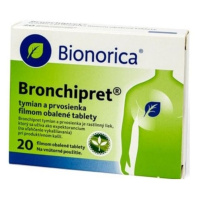 BRONCHIPRET Tymian a prvosienka 60 mg/160 mg 20 tabliet