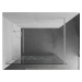 MEXEN/S - KIOTO Sprchová zástena WALK-IN 110 x 200, transparent/biely vzor 8 mm, biela 800-110-1