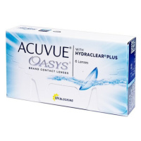 JOHNSON Acuvue Oasys Plus dvojtýždňové kontaktné šošovky 6 kusov, Počet dioptrií: -0,5, Počet ks