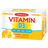 TEREZIA Vitamin D3 1000 IU 90 kapsúl