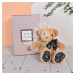 Plyšový medvedík Bear Light Brown Copain Calin Histoire d’ Ours hnedý 25 cm v darčekovom balení 