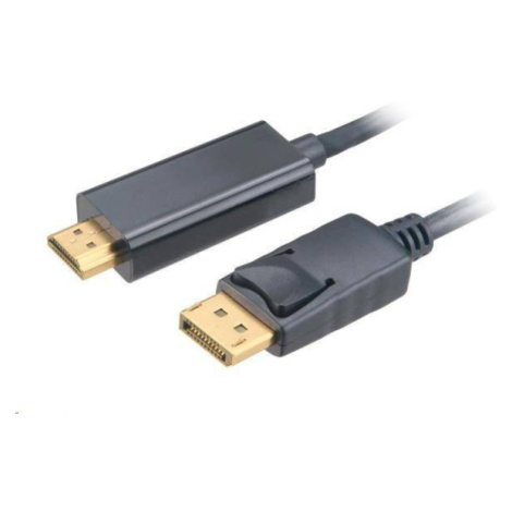 Aktívny kábel AKASA 4K DisplayPort na HDMI, adaptér, 1.8m