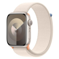 APPLE Watch Series 9 GPS 45mm hliníkové púzdro so športovým remienkom, Starlight