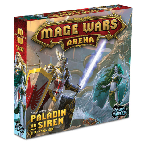 Arcane Wonders Mage Wars Arena: Paladin vs Siren Expansion Set