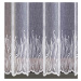 Forbyt, Hotová záclona alebo balkónový komplet, Nela, biela 200 x 250 cm