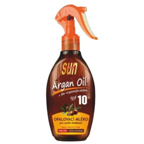 SUN ARGAN OIL Opaľovacie mlieko SPF10 200 ml