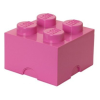 LEGO® úložný box 4 - ružová 250 x 250 x180 mm