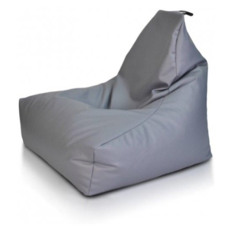 Sedací vak Keiko M ekokoža TiaHome - čierna