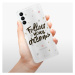 Odolné silikónové puzdro iSaprio - Follow Your Dreams - black - Samsung Galaxy A04s