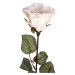 Umelá kvetina Ruža veľkokvetá 72 cm, biela
