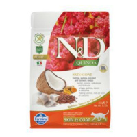 N&D Quinoa CAT Skin & Coat Herring & Coconut 300g zľava