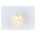 Nexos 57407 LED osvetlenie strieborný drôt, 40 LED, teplá biela