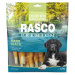 Pochúťka Rasco Premium byvolia koža obalená kuracím mäsom, tyčinky 500g