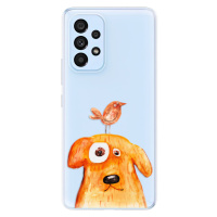 Odolné silikónové puzdro iSaprio - Dog And Bird - Samsung Galaxy A73 5G