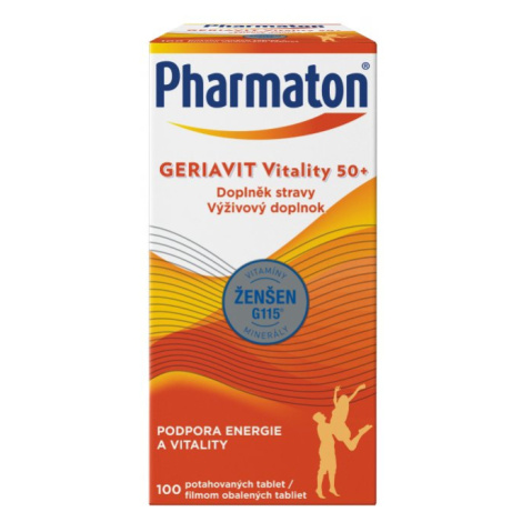 PHARMATON Geriavit Vitality 50+ 100 tabliet