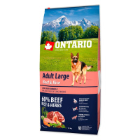 ONTARIO DOG ADULT LARGE BEEF AND RICE (12KG)