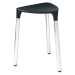 Yannis kúpeľňová stolička 37x43,5x32,3 cm, čierna 217214