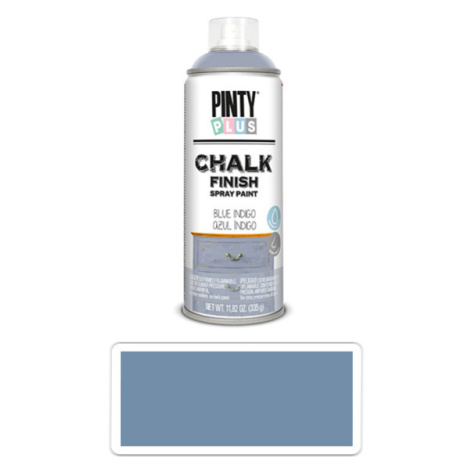 PINTYPLUS CHALK - kriedová farba v spreji na rôzne povrchy 400 ml Modrá indigo CK795