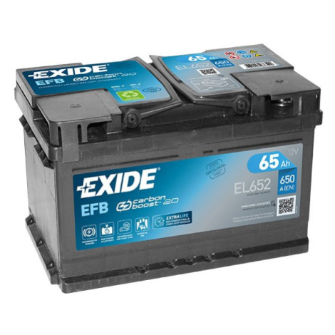 EXIDE EFB 65Ah Autobatéria Start-Stop 12V , 650A , EL652