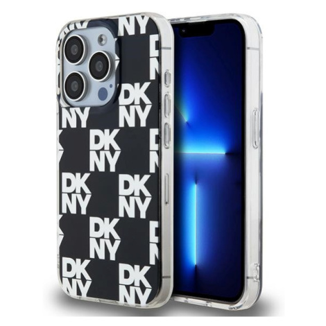 DKNY PC/TPU Checkered Pattern Apple iPhone 15 Pro DKHCP15LHDLCEK Black