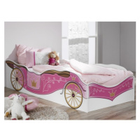 Detská posteľ Kate 90x200, kráĺovský koč%