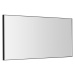SAPHO - AROWANA zrkadlo v ráme, 1000x500, čierna mat AWB1050