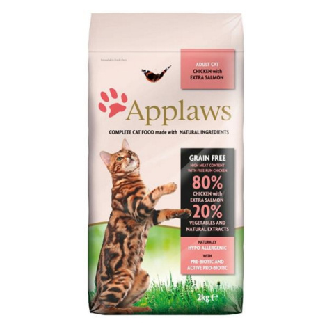 APPLAWS Adult cat chicken & salmon granule pre mačky 1 ks, Hmotnosť balenia: 2 kg