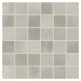 Mozaika Rako Via šedá 30x30 cm mat DDM05711.1
