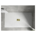 MEXEN/S - Hugo sprchová vanička SMC 200x100, biela, krytka zlatá 42101020-G